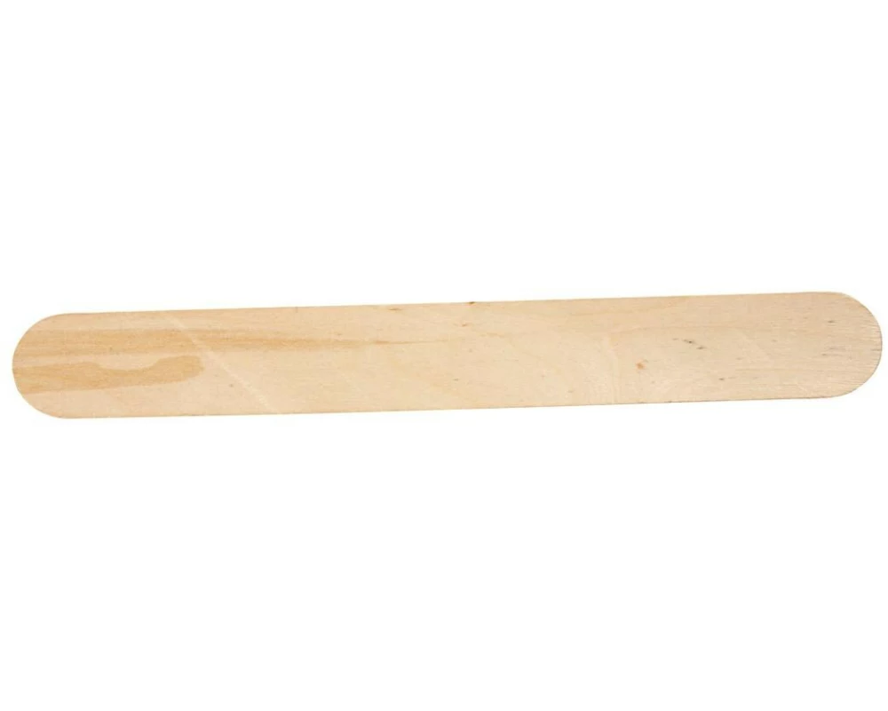 Creativ Company Eisstöcke flach abgerundet Natur 20 cm 25 mm
