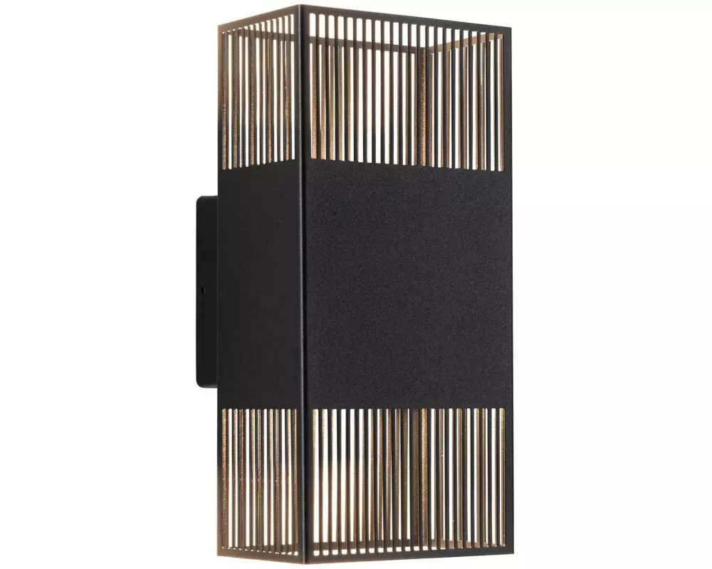 Paulmann LED Wandleuchte Tharin, Schwarz