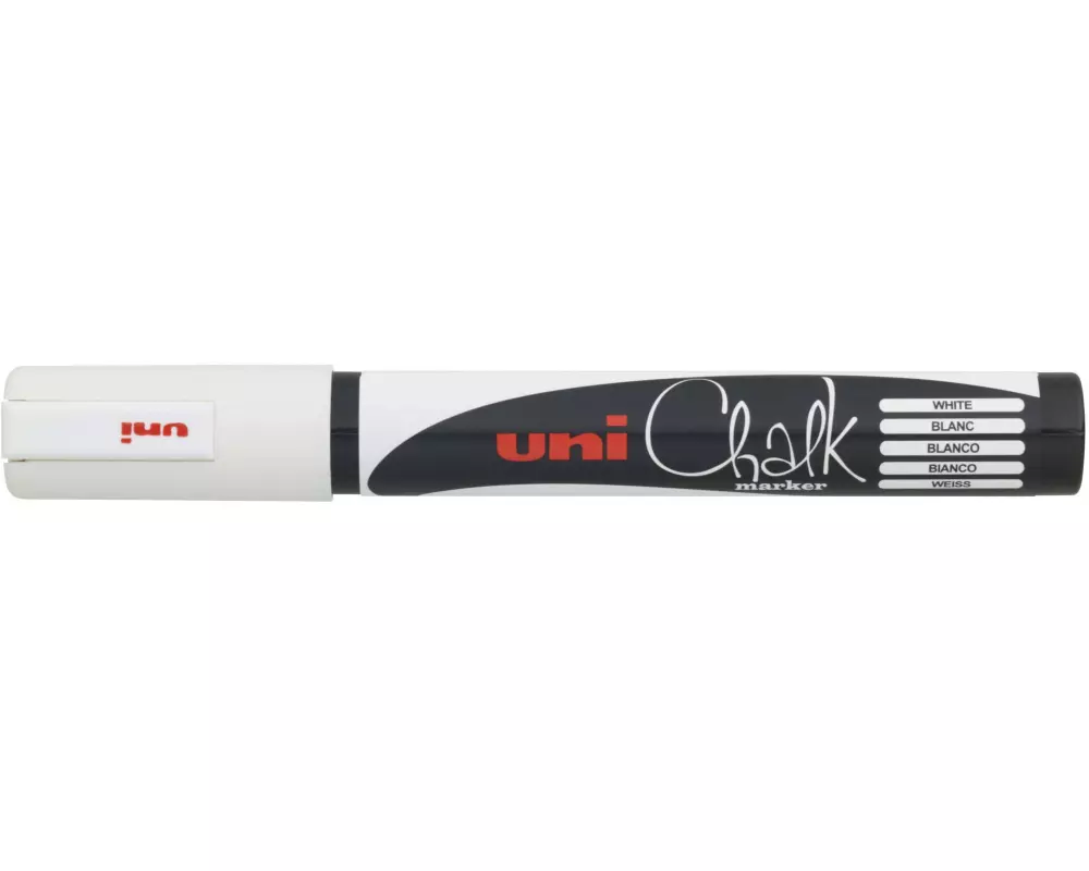 Uni Kreidemarker Uni CHALK 1.8-2.5 mm Weiss