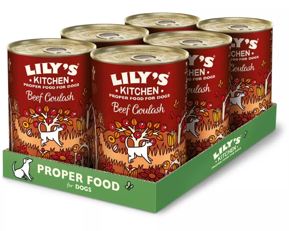 Lily's Kitchen Nassfutter Rindsgulasch, 6 x 400g