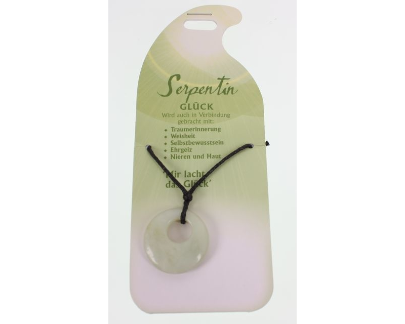 ROOST Halsband Glück G223 Serpentin