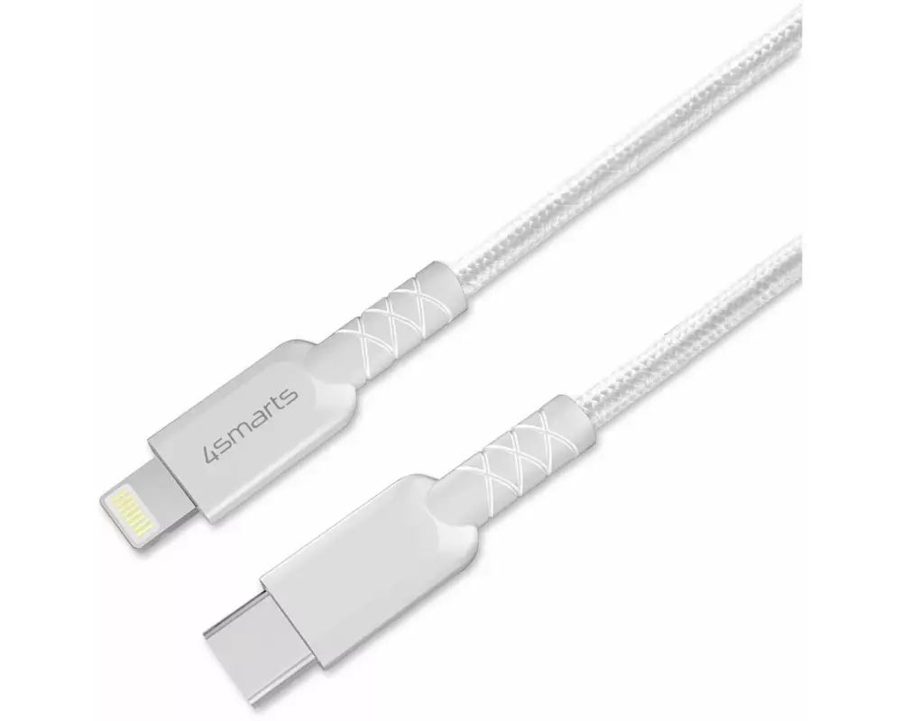 4smarts USB 2.0-Kabel RAPIDCord, MFI, 2A USB C - Lightning 1.5 m