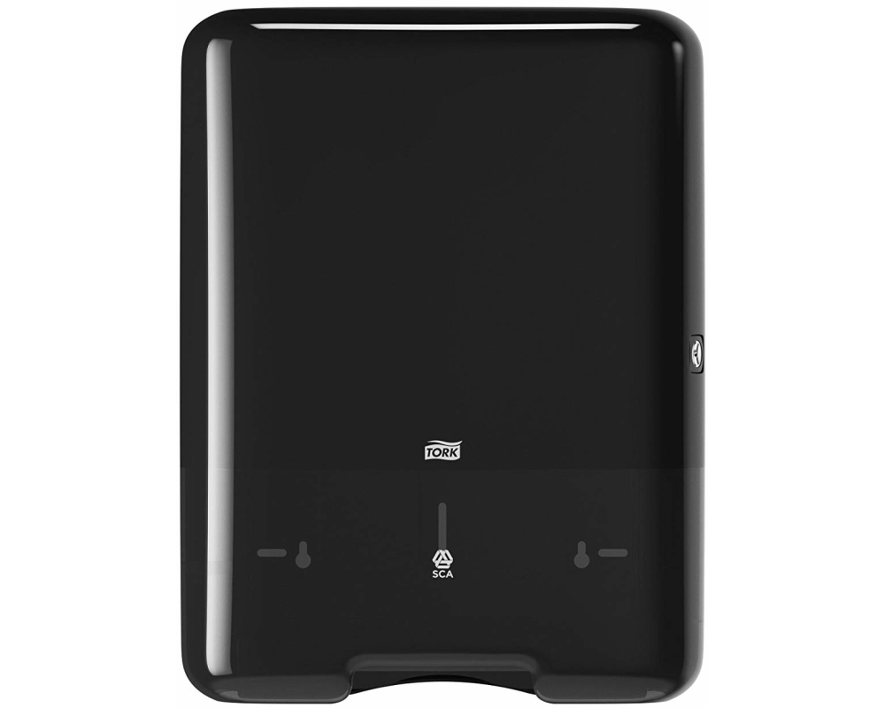 TORK Handtuchspender H3 553008 schwarz 439x330x136mm