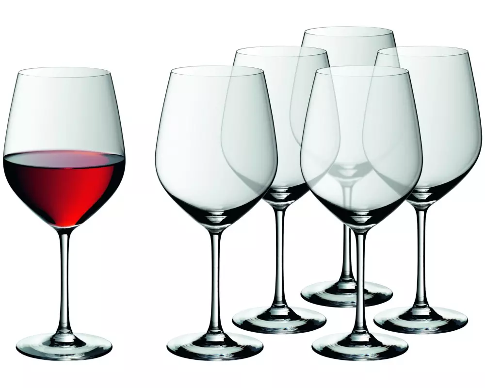 WMF Rotweinglas EasyPlus 700 ml, 6 Stück, Transparent