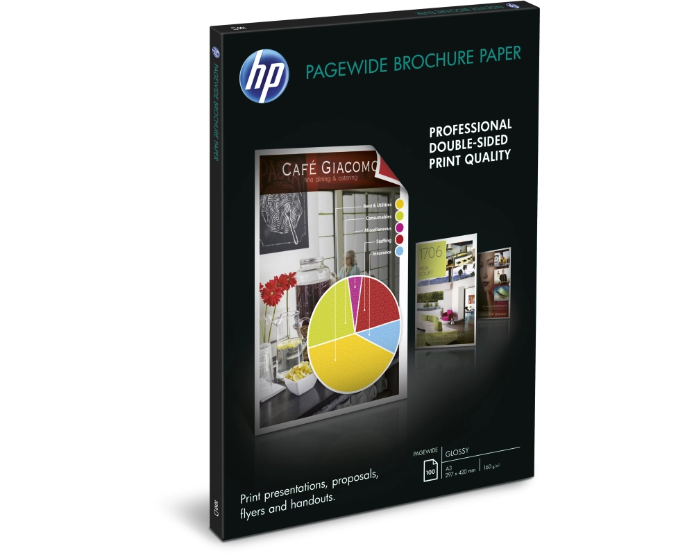 HP PageWide Paper 100 Blatt Z7S68A Glossy A3 FSC 160g