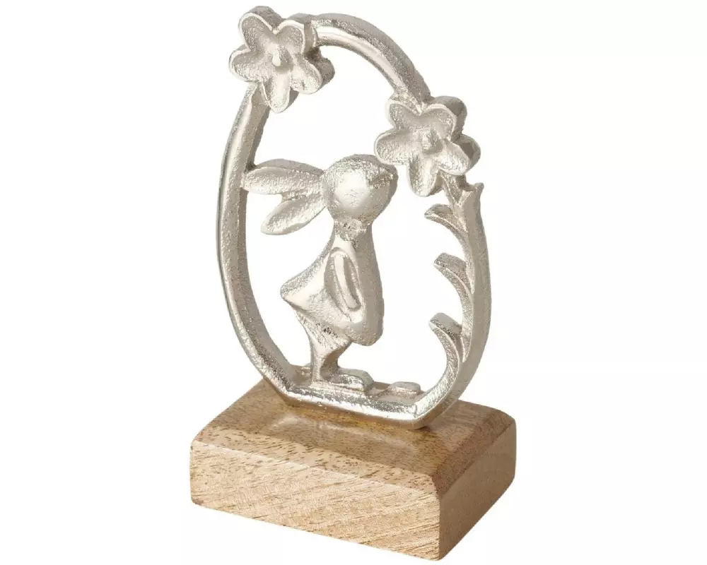 Boltze Aufsteller Hase Hoppeline Silber