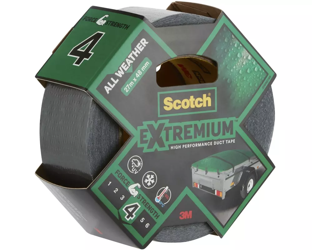 3M Gewebeband Scotch Extremium AllWeather 48 mmx27.4 m,Schwarz