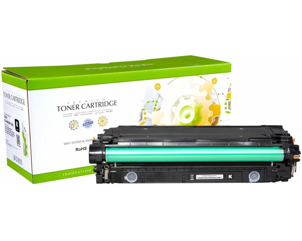 STATIC Toner cartridge compatible with HP CF360X black High Capacity remanufactured 12.500 pages