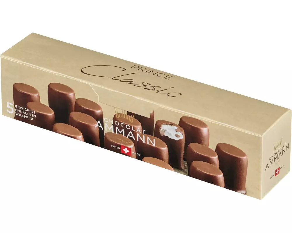 Chocolat Ammann Schokolade Schaumküsse Prince Classic 5 x 20 g