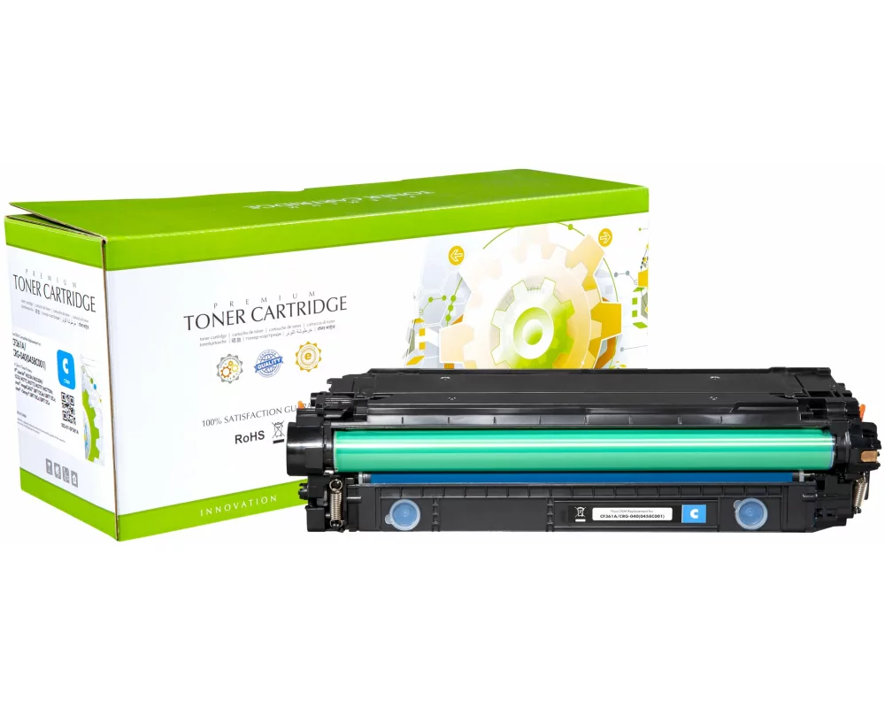STATIC Toner cartridge compatible with HP CF361A cyan remanufactured 5.000 pages