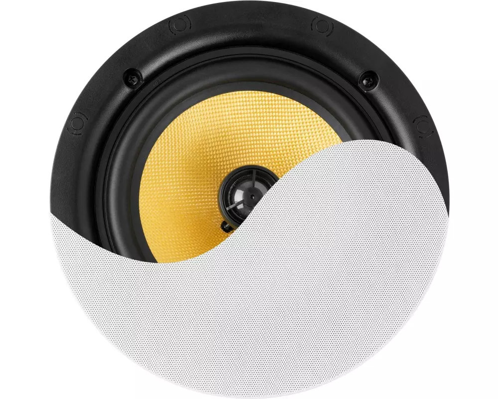 Power Dynamics KVCS8 Deckenlautsprecher 2-Wege 8-Zoll Woofer Weiss