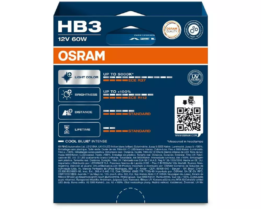 OSRAM HB3 COOL BLUE INTENSE PKW