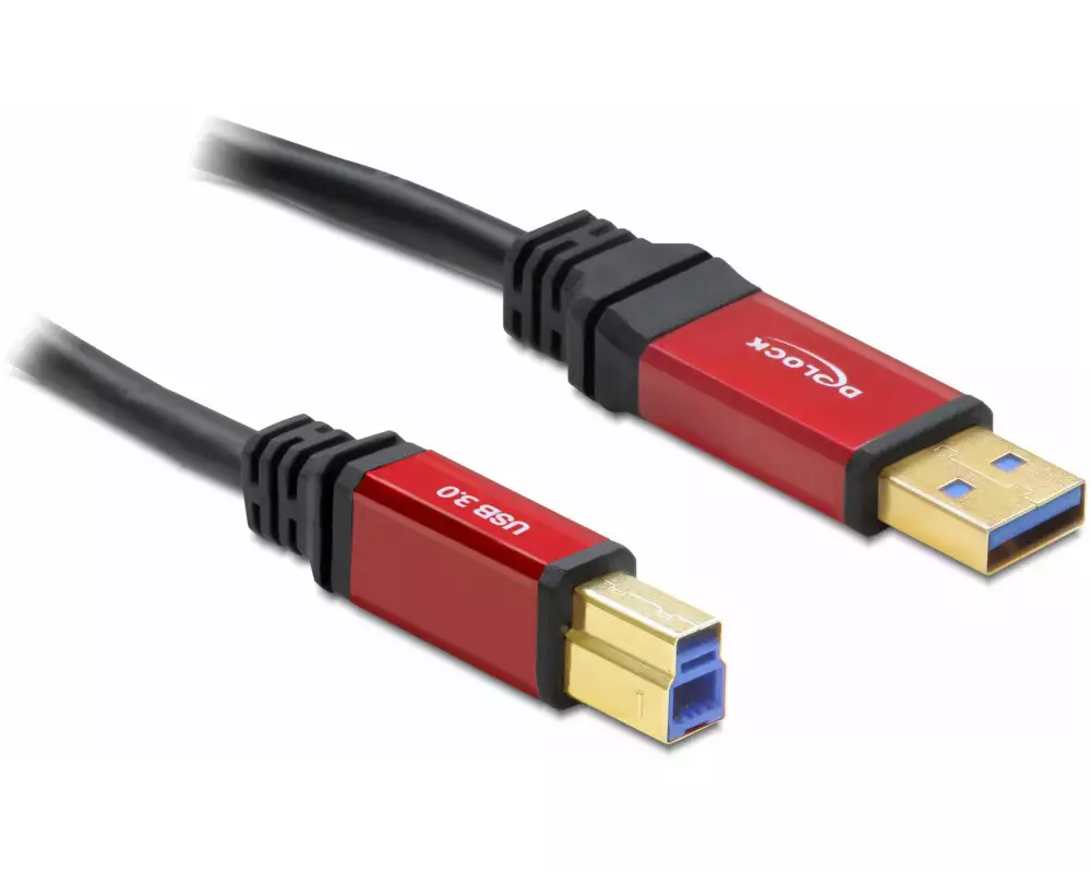 Delock USB 3.0-Kabel Premium USB-A - USB-B 1 m