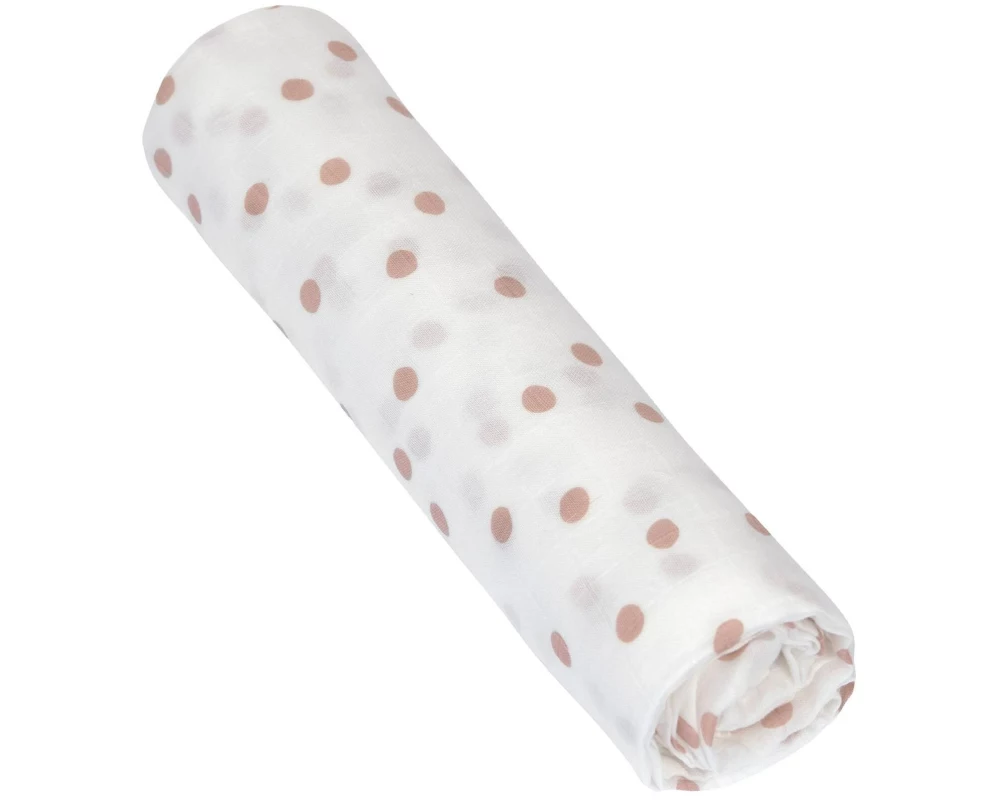 Lässig Mulltuch Tiny Team XL 120 cm x 120 cm, Beige