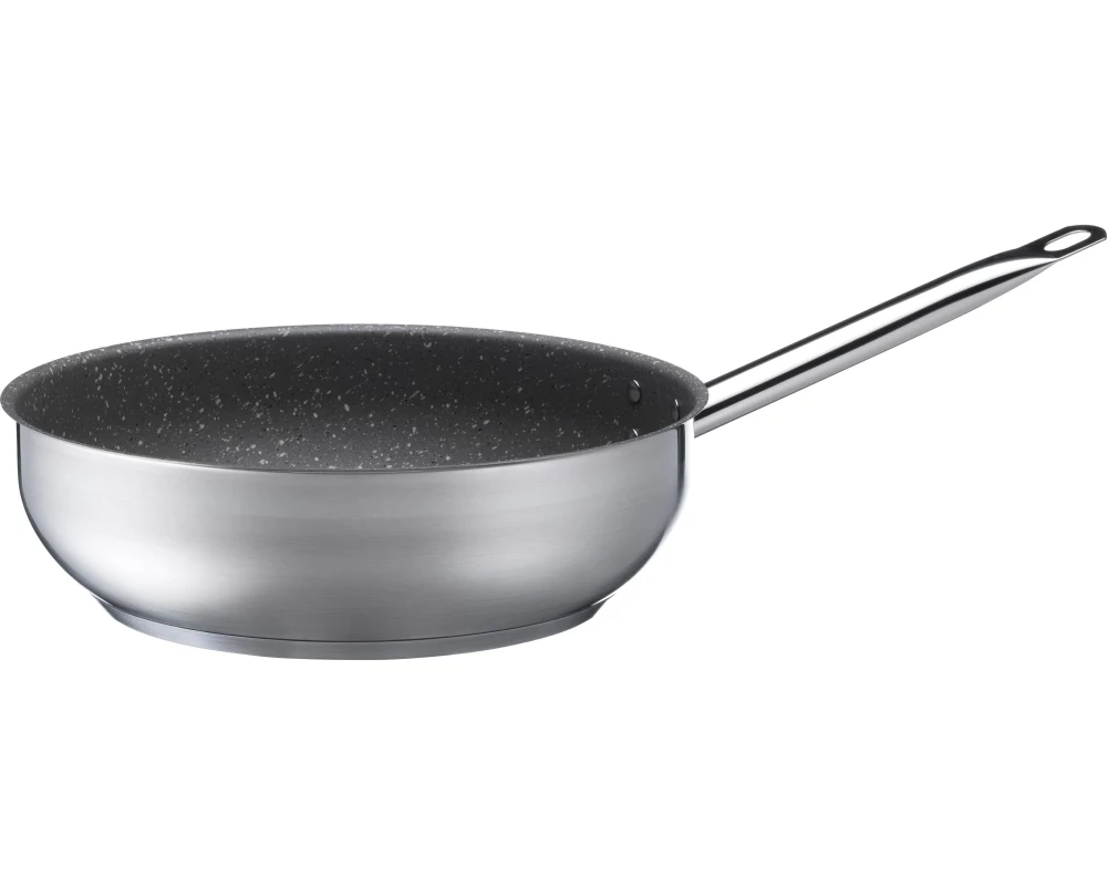 Mäser Bratpfanne PROFESSIONAL GR Hochrand 13.5 cm, Ø 28 cm, Silber