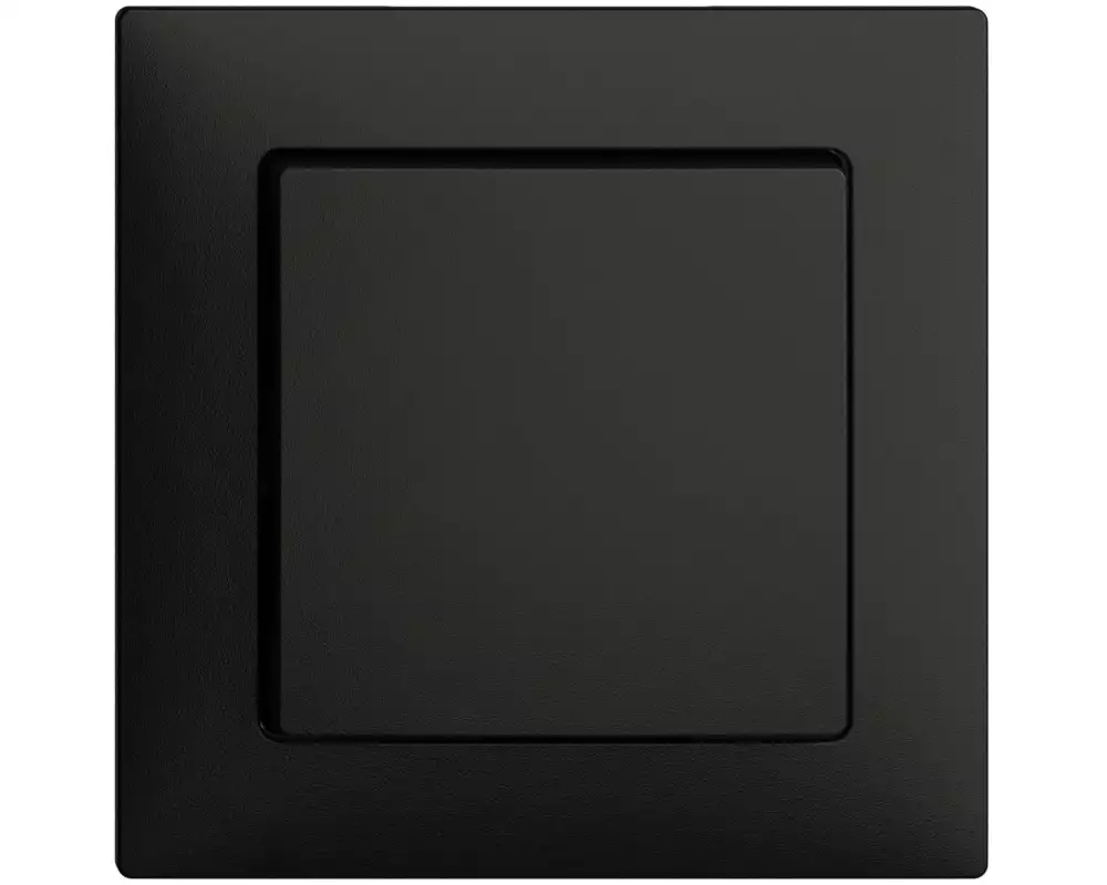 Feller EDIZIOdue Schalter Abdeckset, Schwarz