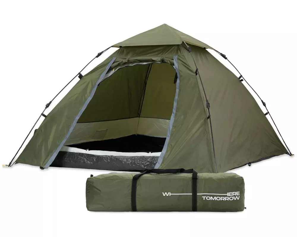 Where tomorrow Kuppelzelt 3 Personen - Grün
