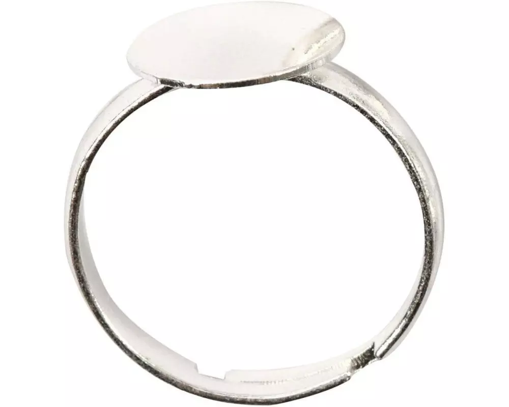 Creativ Company Fingerring Versilbert, 3 Stk.