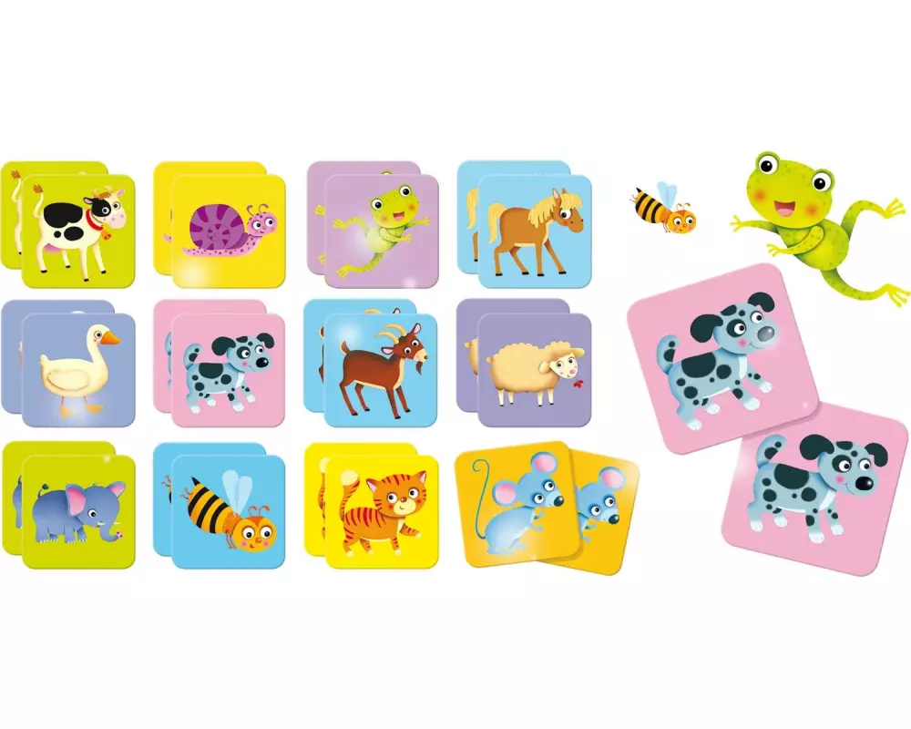 Lisciani Baby Memo Die Tiere 12 Kartenpaare