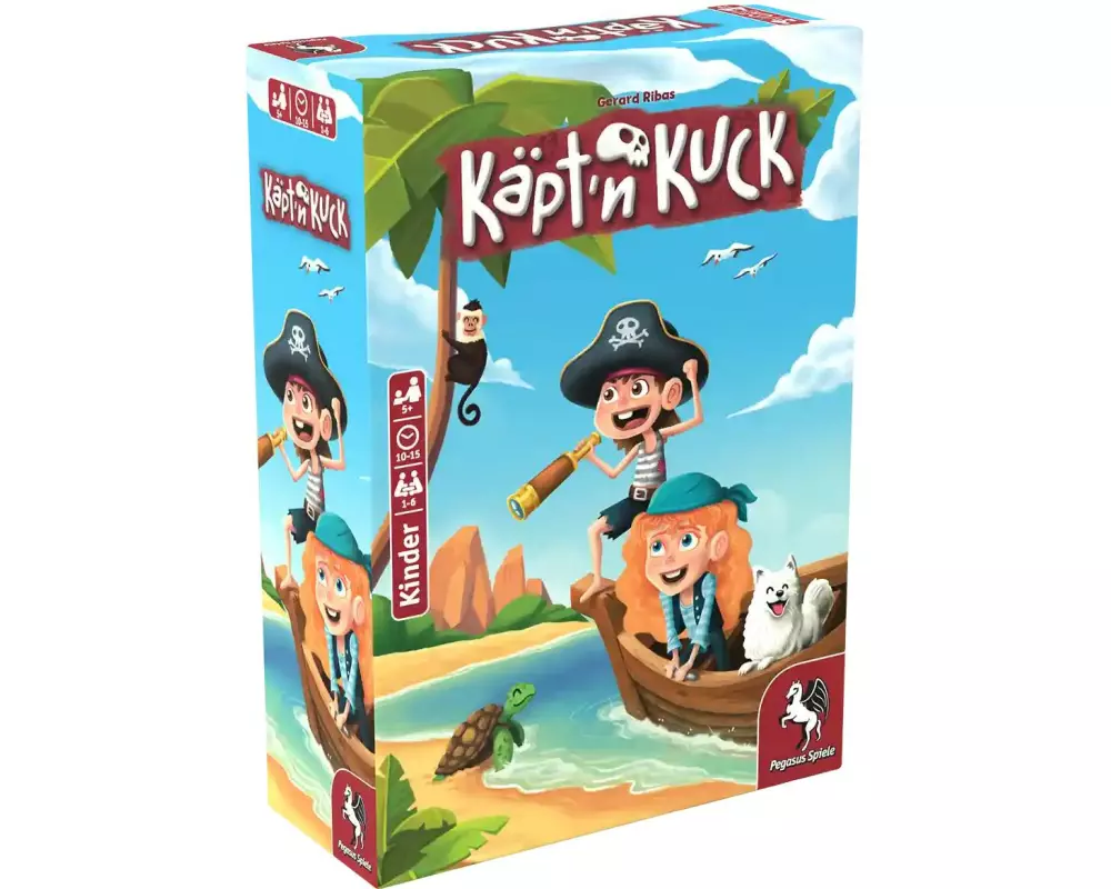Pegasus Spiele Kinderspiel Käpt'n Kuck – DE-