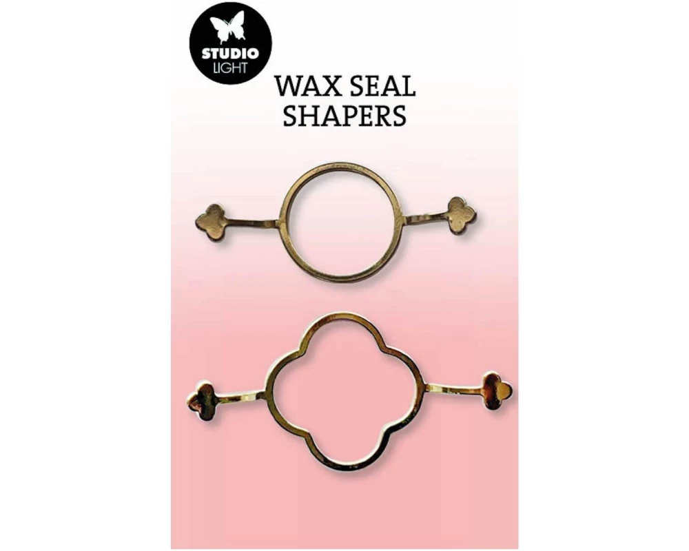 Studio Light Wachs Giessvorlagen Kreis & Kleeblatt, 2 Stück