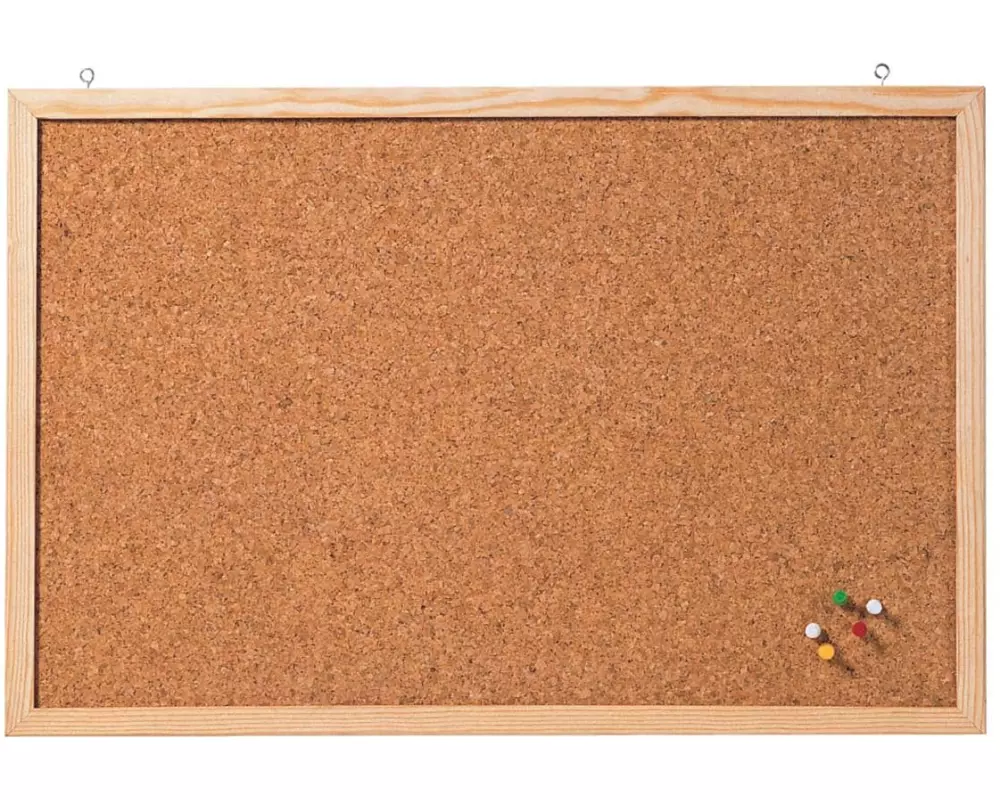 Franken Pinnwand Memoboard 60 cm x 80 cm, Braun