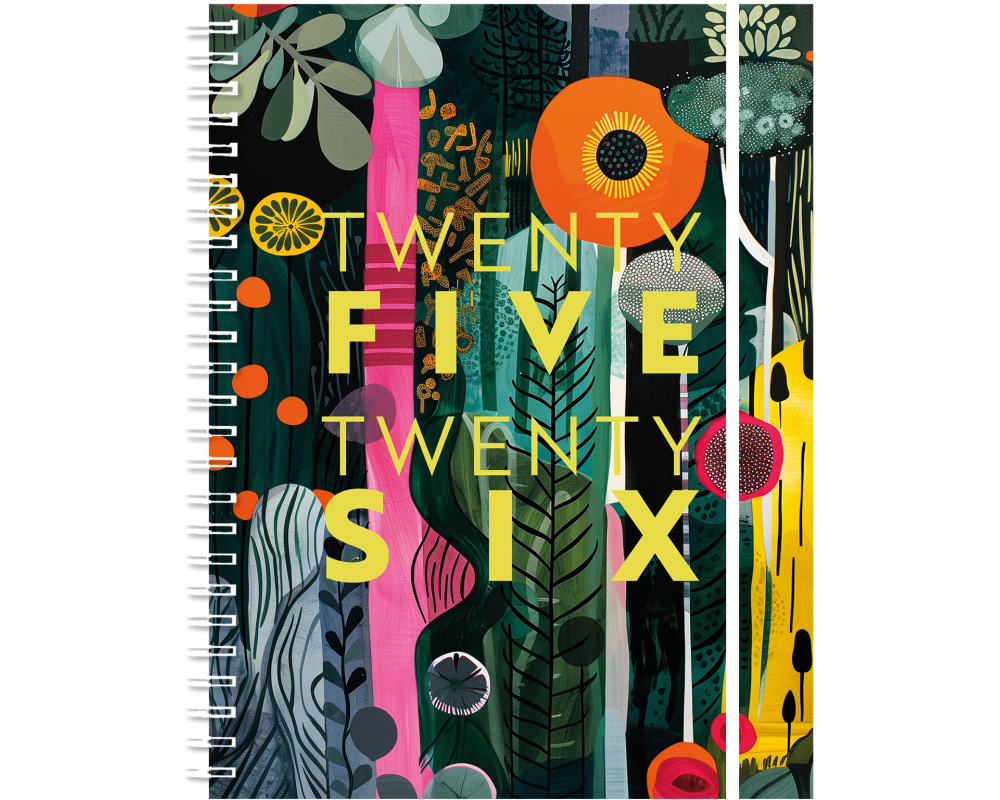 SIMPLEX Schüleragenda Touch 25/26 500433.26 1W/2S 17M Forrest ML 12x16.5cm