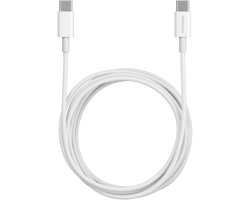 Vonmählen USB-C auf USB-C Kabel 2 m, Weiss