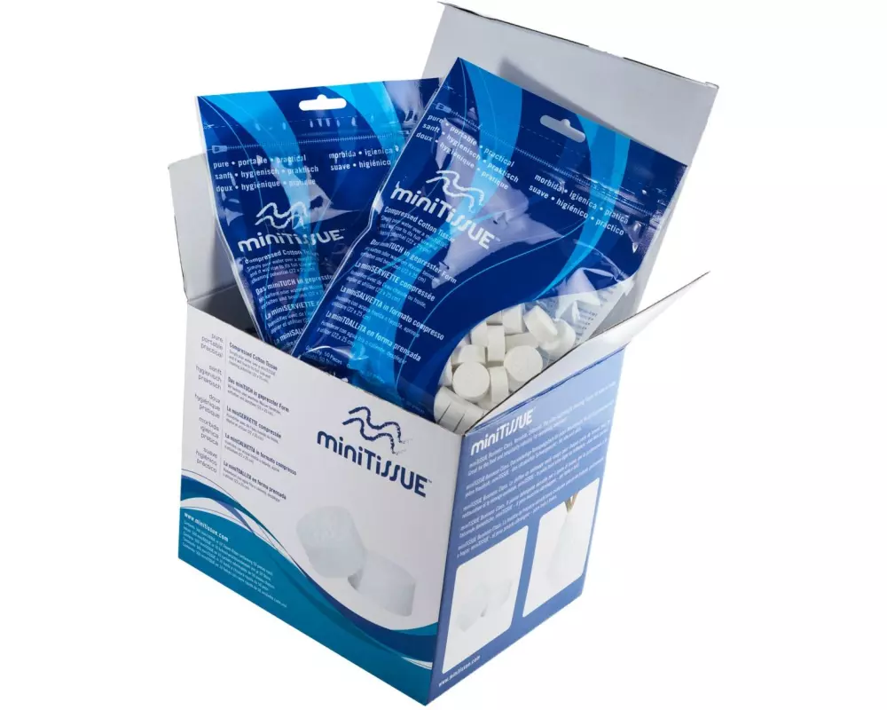 miniTiSSUE Erfrischungstücher 10 x 50 Stück