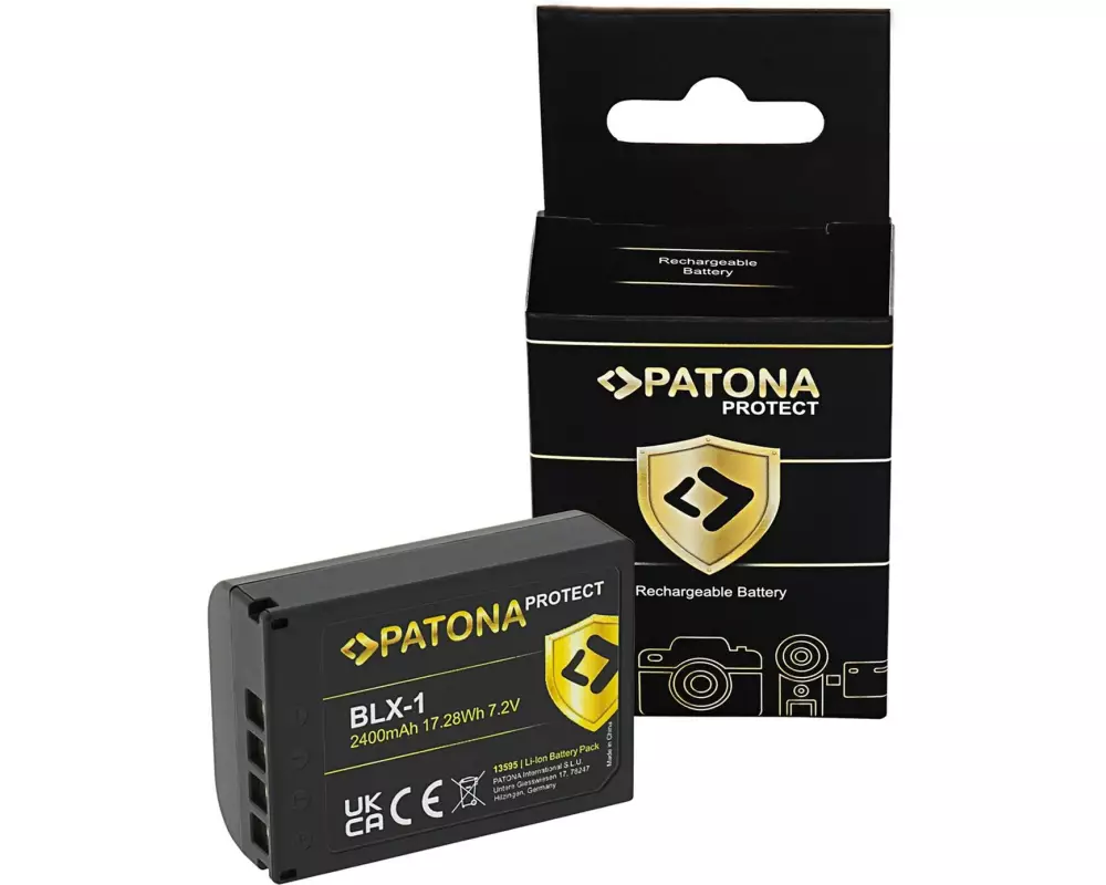 Patona PROTECT Battery für Olympus BLX-1 OM-1