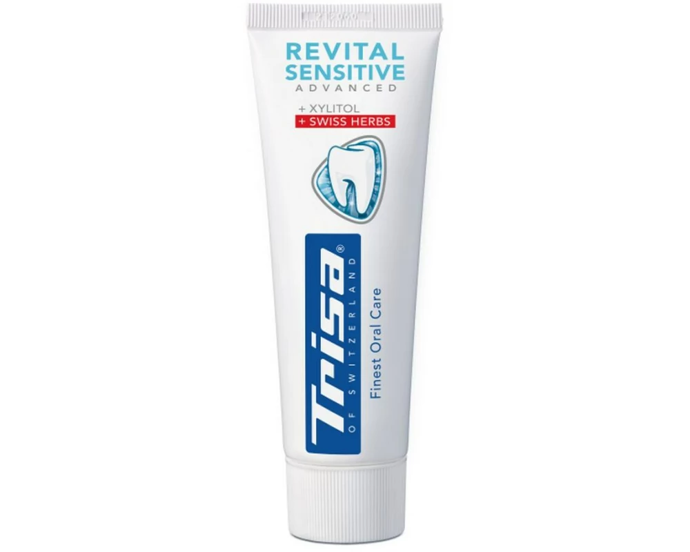 Trisa Zahnpasta Revital Sensitive Swiss Herbs 75 ml
