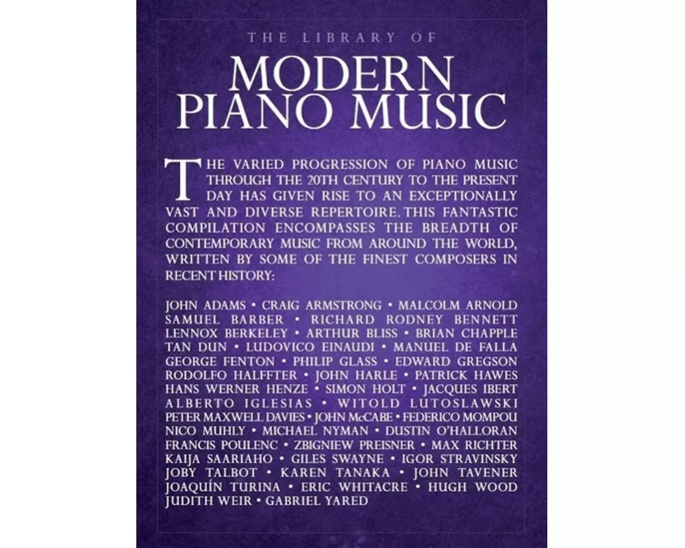 The Library Of Modern Piano Music