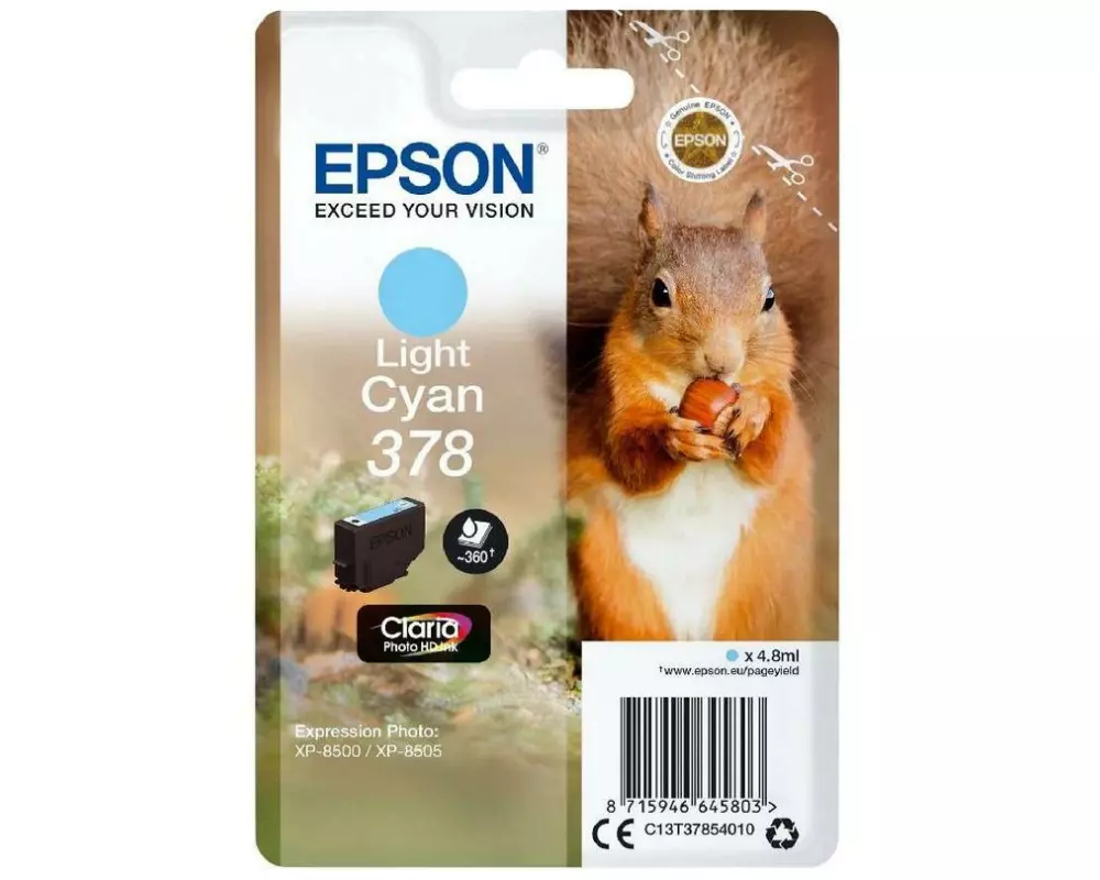 Epson Tinte 378 / C13T37854010 Light Cyan
