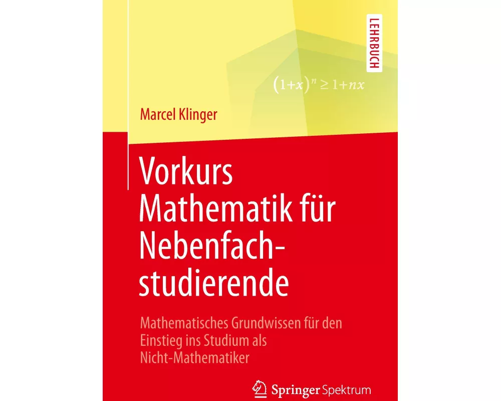Vorkurs Mathematik für Nebenfachstudierende
