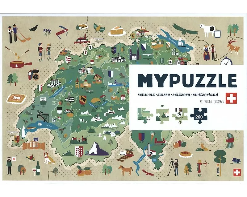 MYPUZZLE Schweiz - Suisse - Svizzera - Svizra