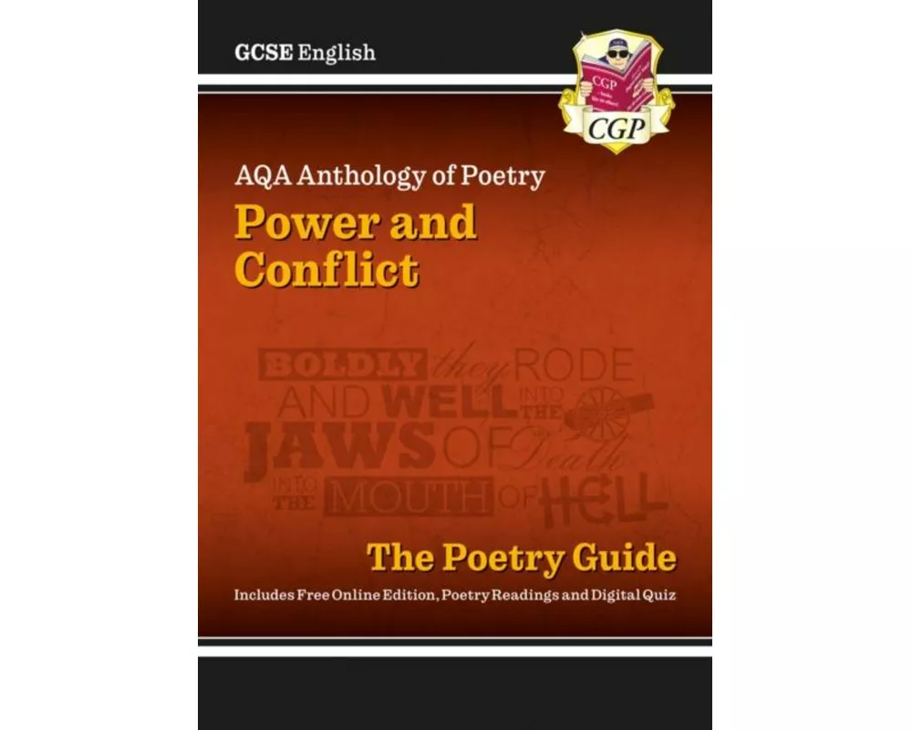 GCSE English AQA Poetry Guide - Power & Conflict Anthology inc. Online Edition, Audio & Quizzes