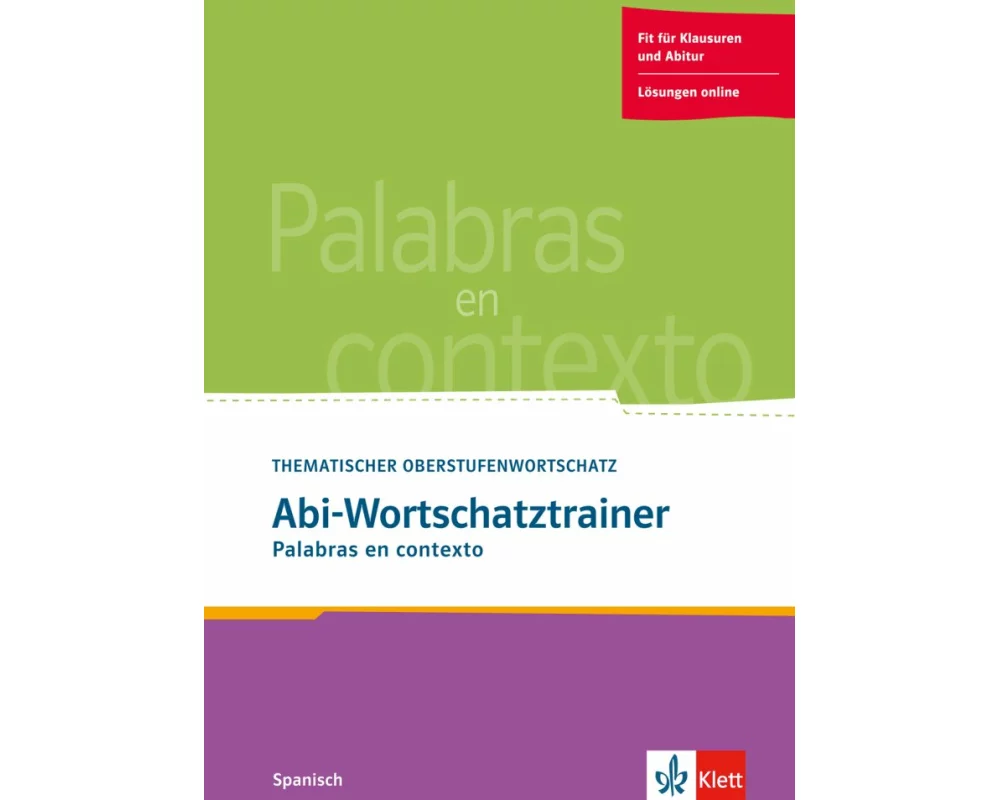 Palabras en contexto. Abi-Wortschatztrainer