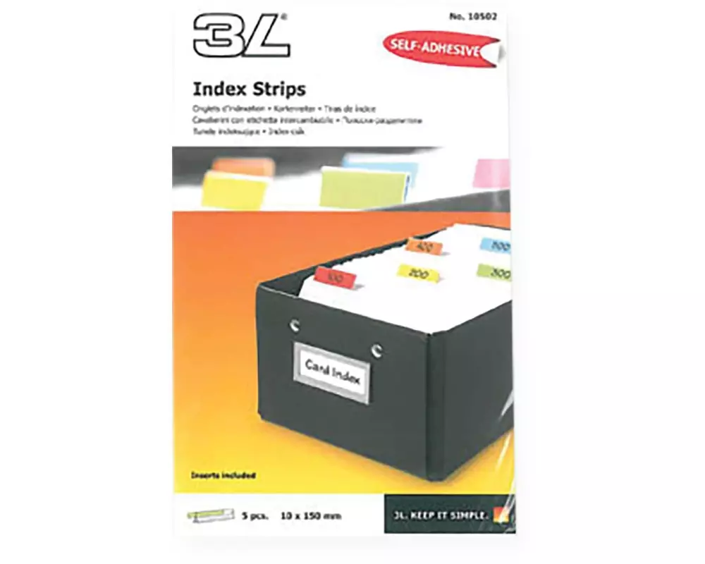 3L Page Marker Mehrfarbig, 5 Stück