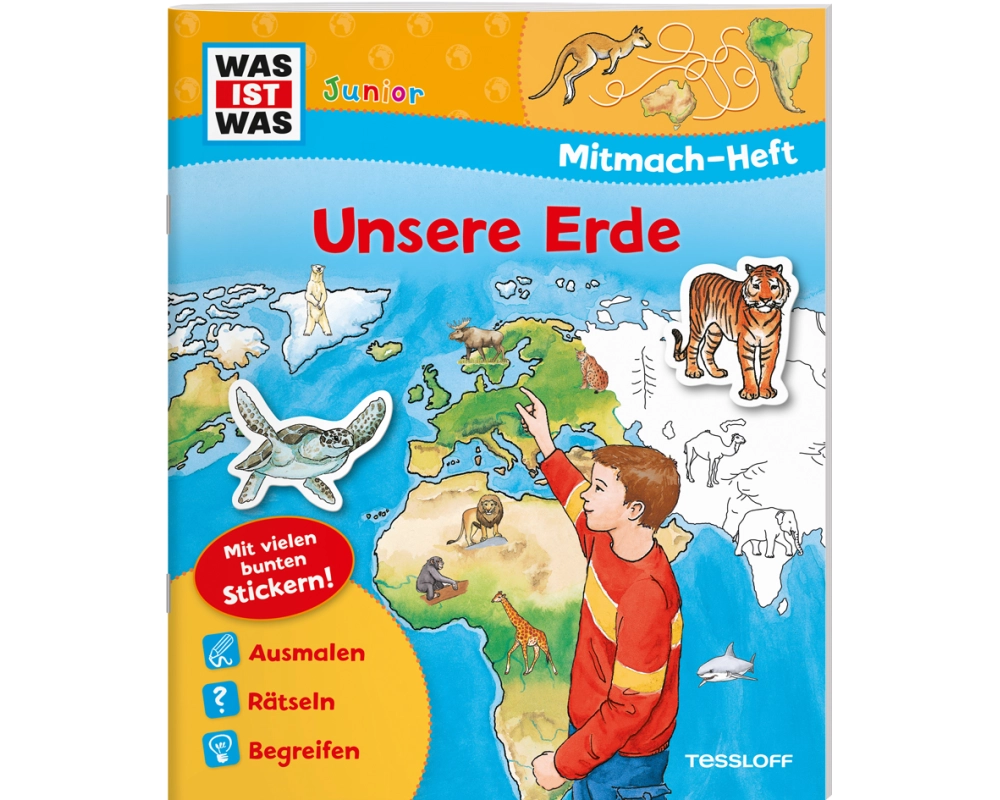 WAS IST WAS Junior Mitmach-Heft Unsere Erde