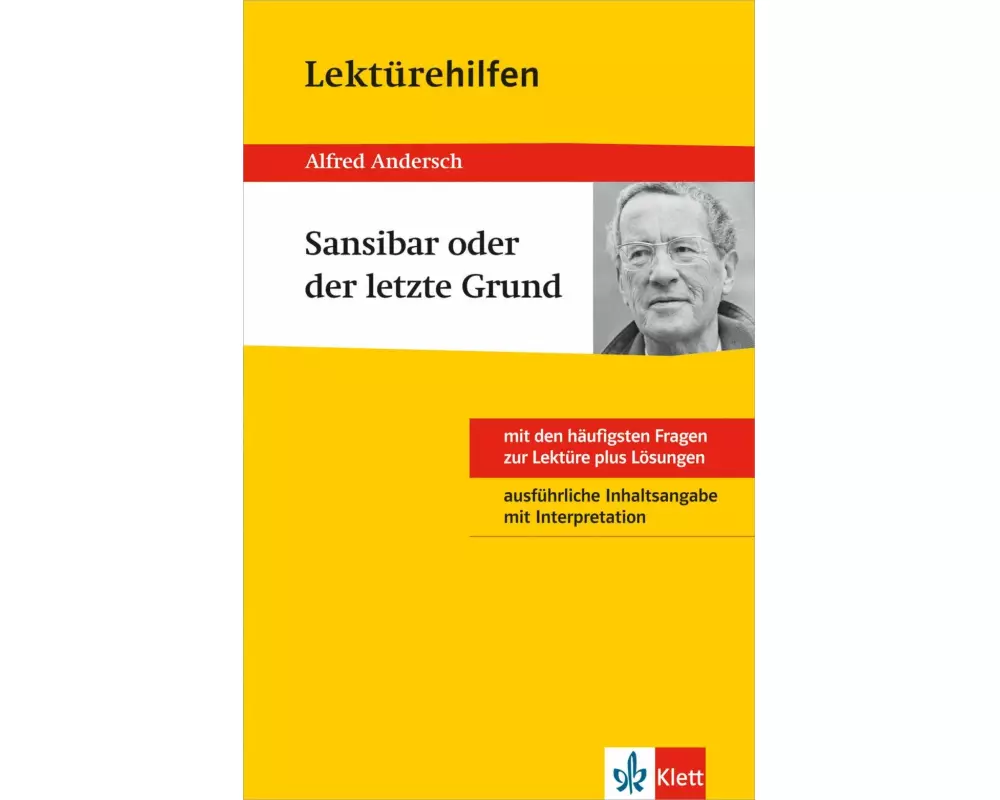 Klett Lektürehilfen Alfred Andersch "Sansibar oder der letzte Grund"