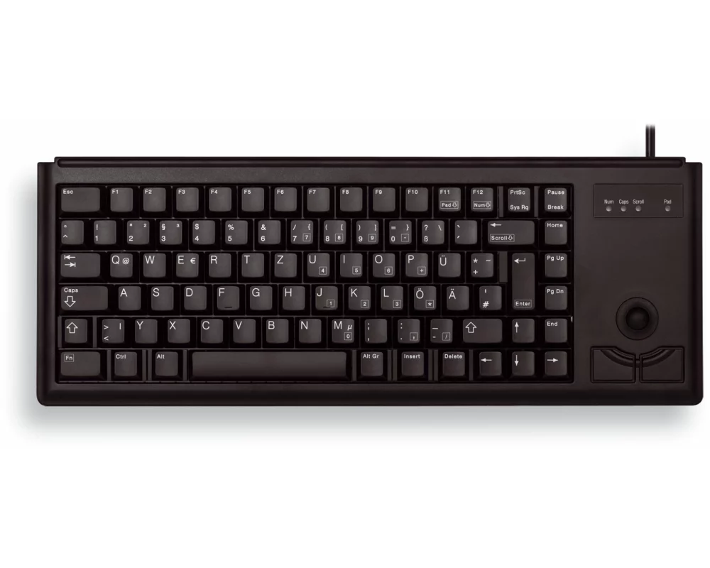 CHERRY G84-4400 Tastatur Universal PS/2 AZERTY Französisch Schwarz