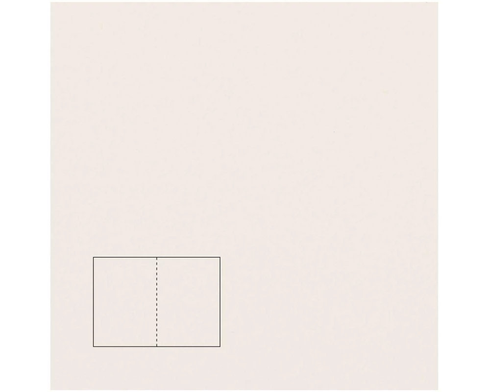 Rico Design Paper Poetry Essentials B6 Klappkarte Hochweiss