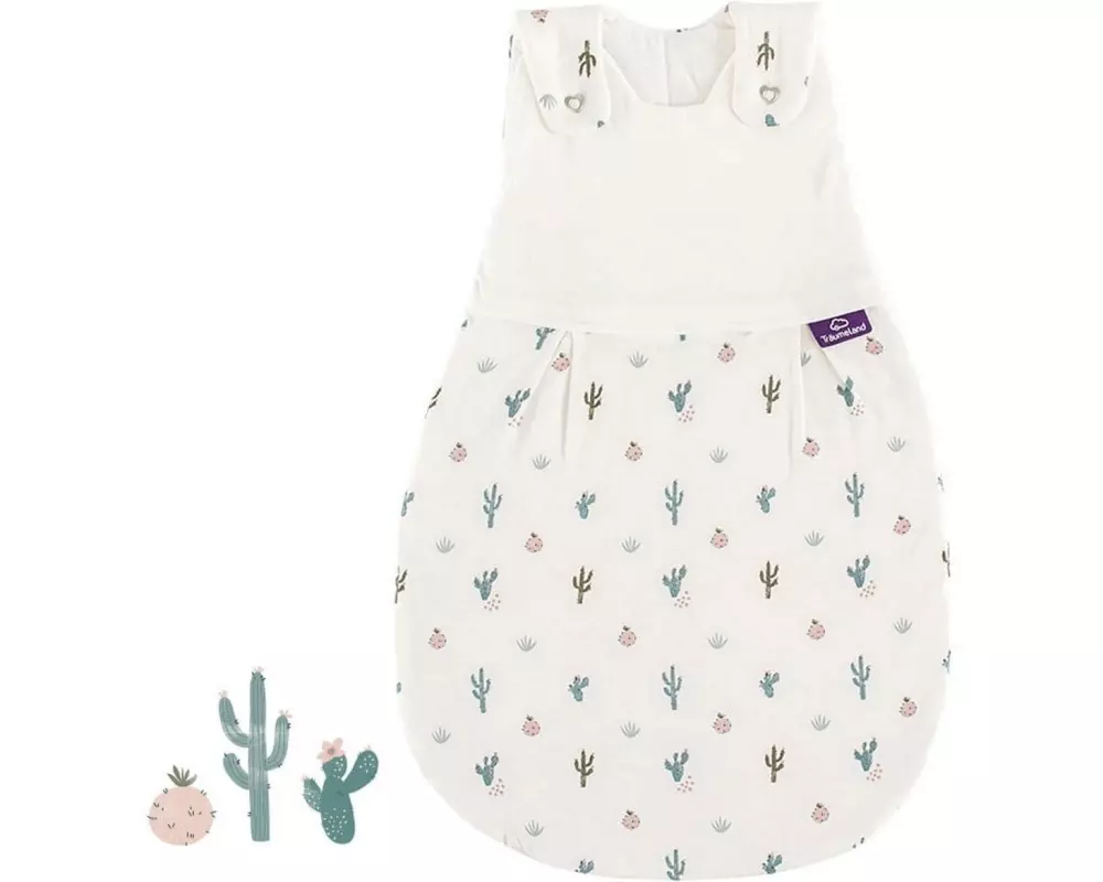 Träumeland Baby-Ganzjahresschlafsack Lieb Kaktusliebe Gr. 80/86