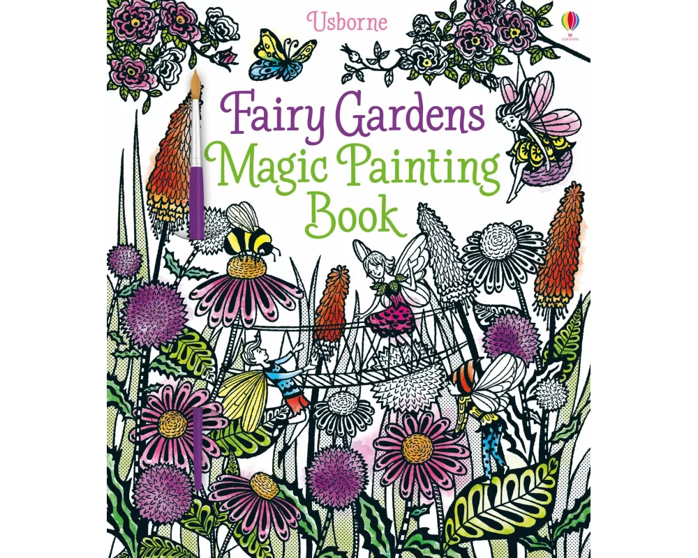 Fairy Gardens Magic Painting Book