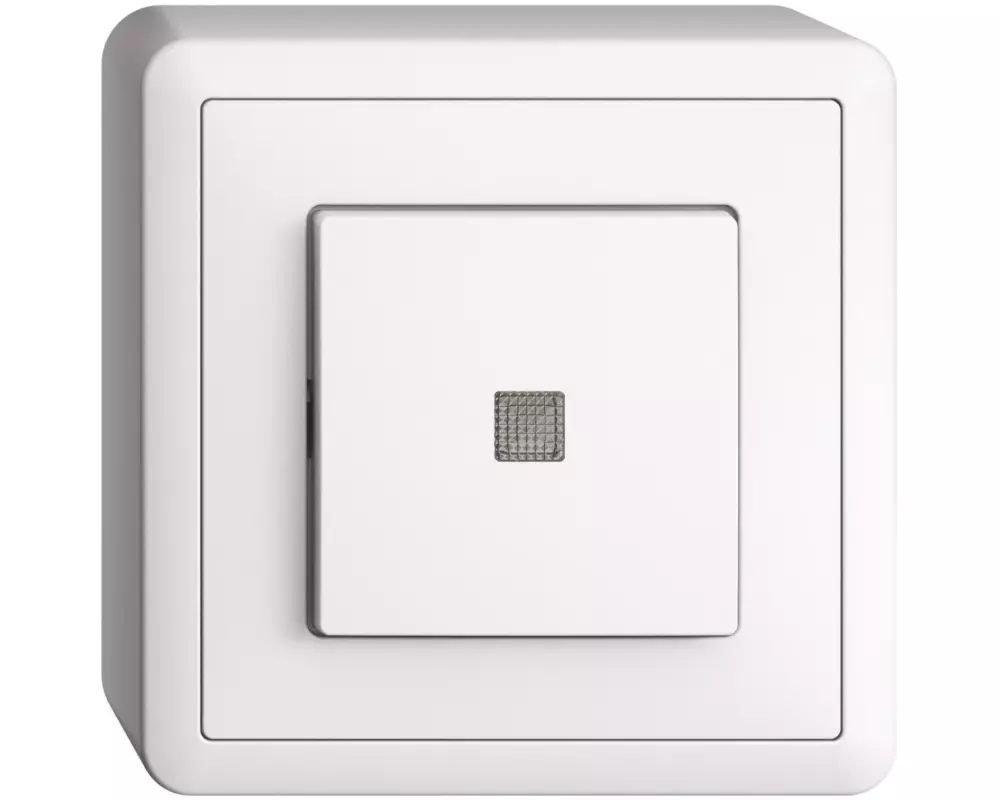 Feller EDIZIOdue AP-Schalter Schema 3 beleuchtet