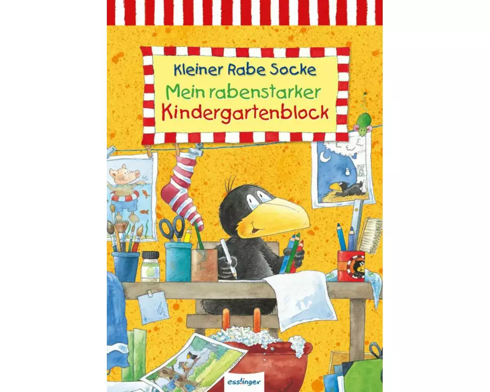 Der kleine Rabe Socke: Mein rabenstarker Kindergartenblock