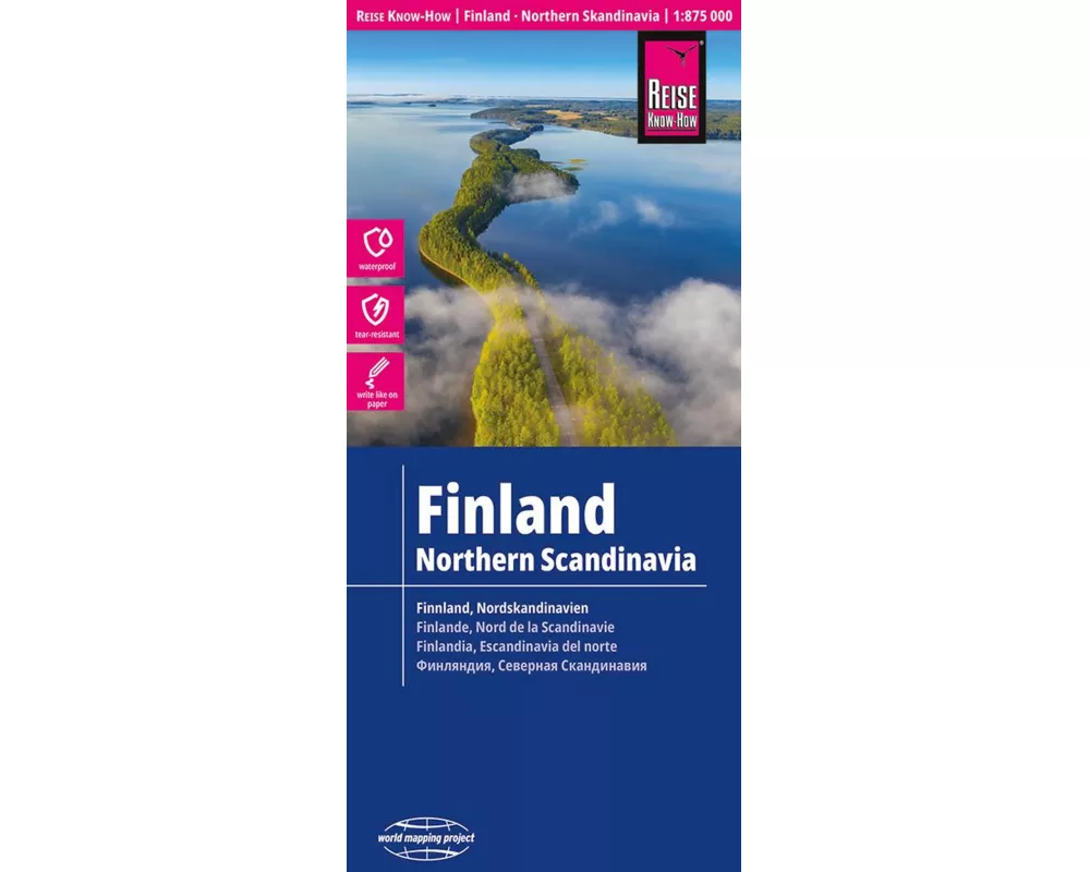 Reise Know-How Landkarte Finnland und Nordskandinavien / Finland and Northern Scandinavia (1:875.000)