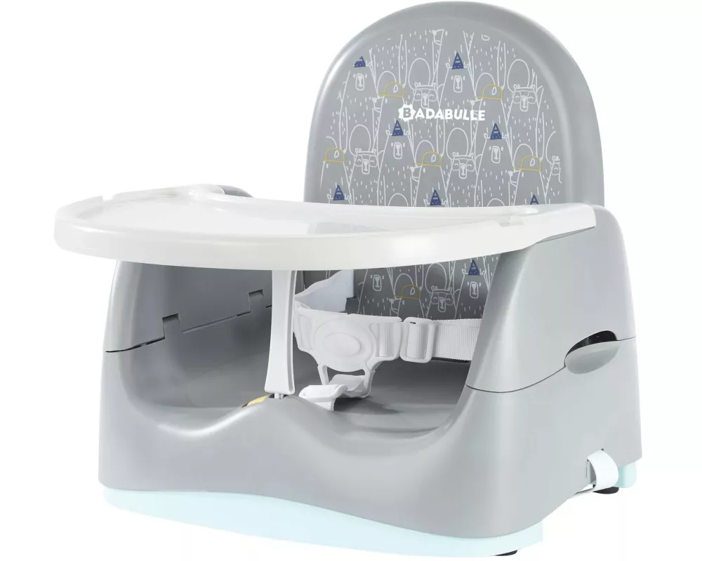 Badabulle Sitzerhöhung Home & Go Bears Hellgrau
