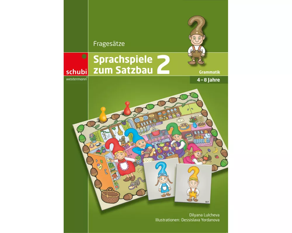 Sprachspiele zum Satzbau 2. Grammatik. Fragesätze. Kopiervorlagen