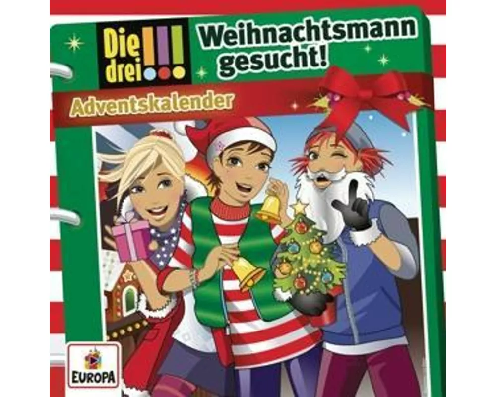 Die drei !!! Advenstkalender - Weihnachtsmann gesucht